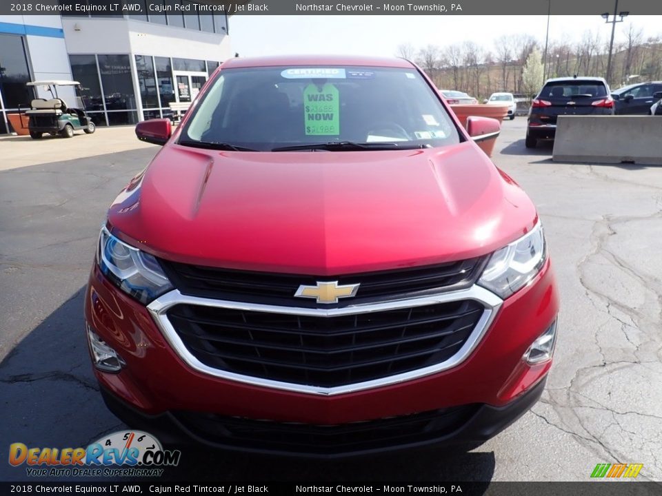 2018 Chevrolet Equinox LT AWD Cajun Red Tintcoat / Jet Black Photo #13