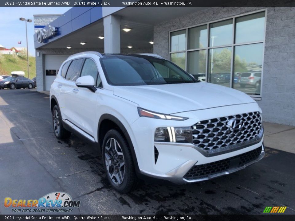 2021 Hyundai Santa Fe Limited AWD Quartz White / Black Photo #1