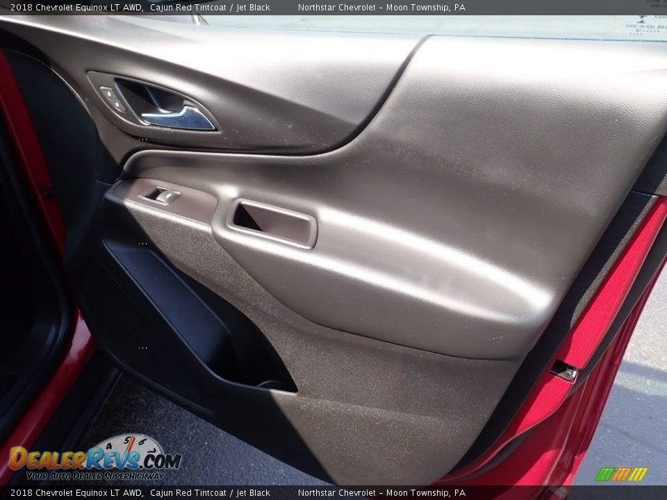 2018 Chevrolet Equinox LT AWD Cajun Red Tintcoat / Jet Black Photo #17