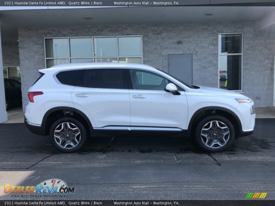 2021 Hyundai Santa Fe Limited AWD Quartz White / Black Photo #2