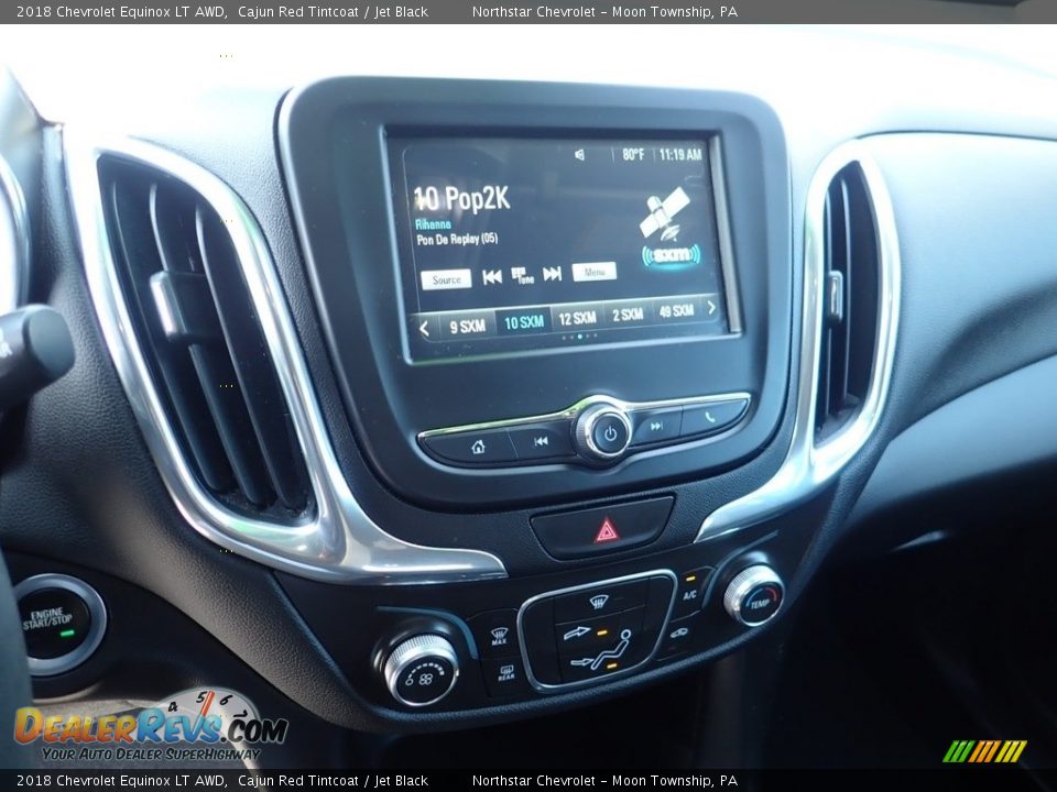 2018 Chevrolet Equinox LT AWD Cajun Red Tintcoat / Jet Black Photo #27