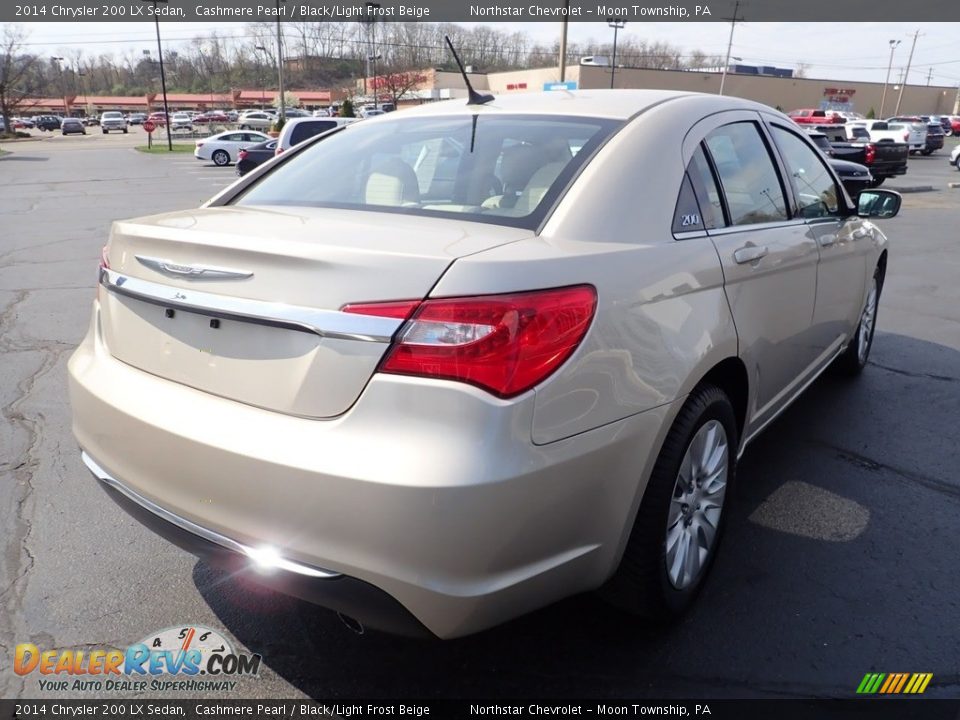 2014 Chrysler 200 LX Sedan Cashmere Pearl / Black/Light Frost Beige Photo #7