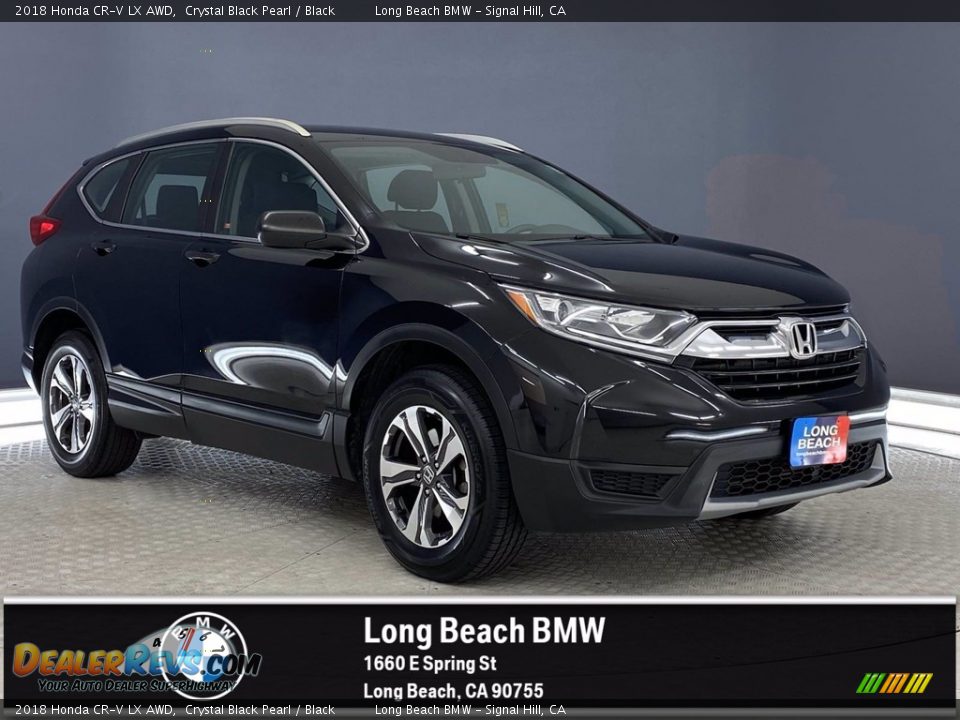 2018 Honda CR-V LX AWD Crystal Black Pearl / Black Photo #1