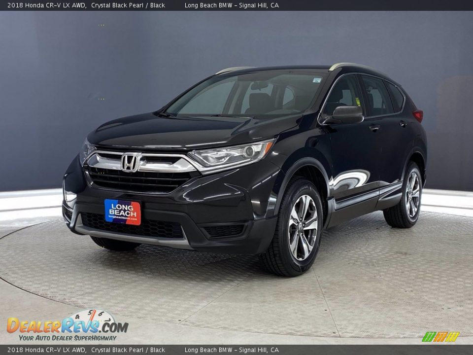 2018 Honda CR-V LX AWD Crystal Black Pearl / Black Photo #3