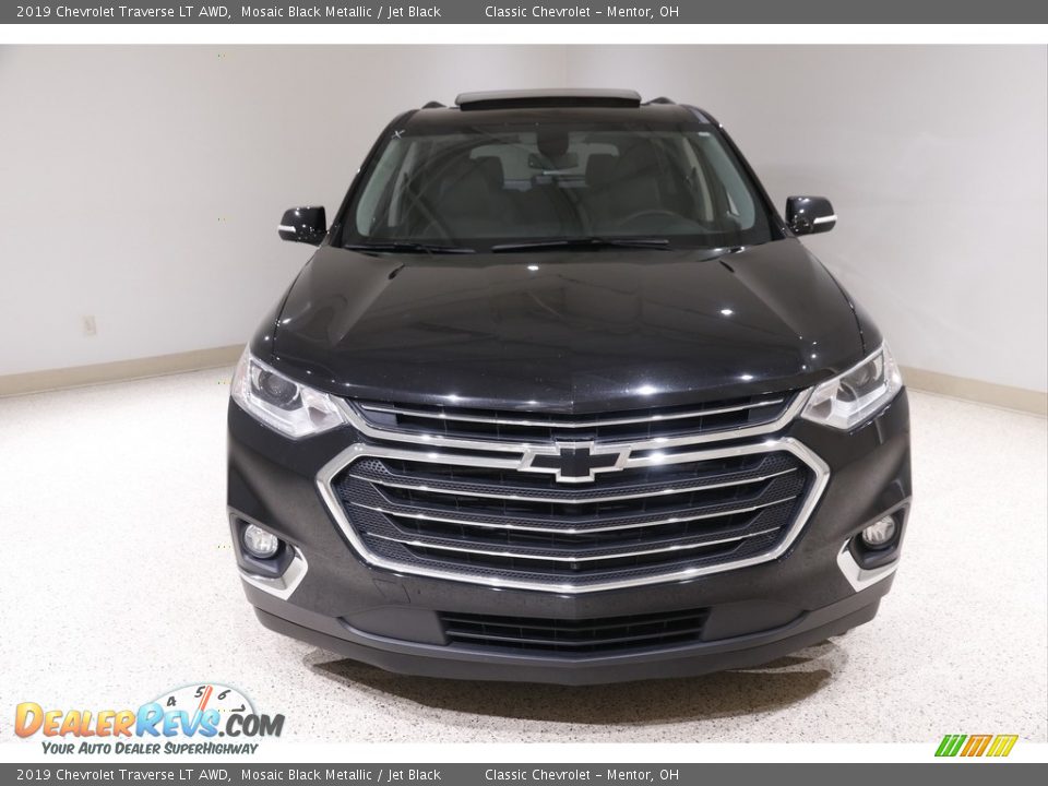 2019 Chevrolet Traverse LT AWD Mosaic Black Metallic / Jet Black Photo #2