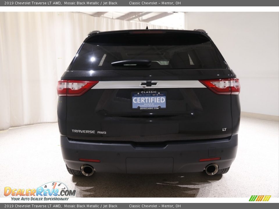 2019 Chevrolet Traverse LT AWD Mosaic Black Metallic / Jet Black Photo #18