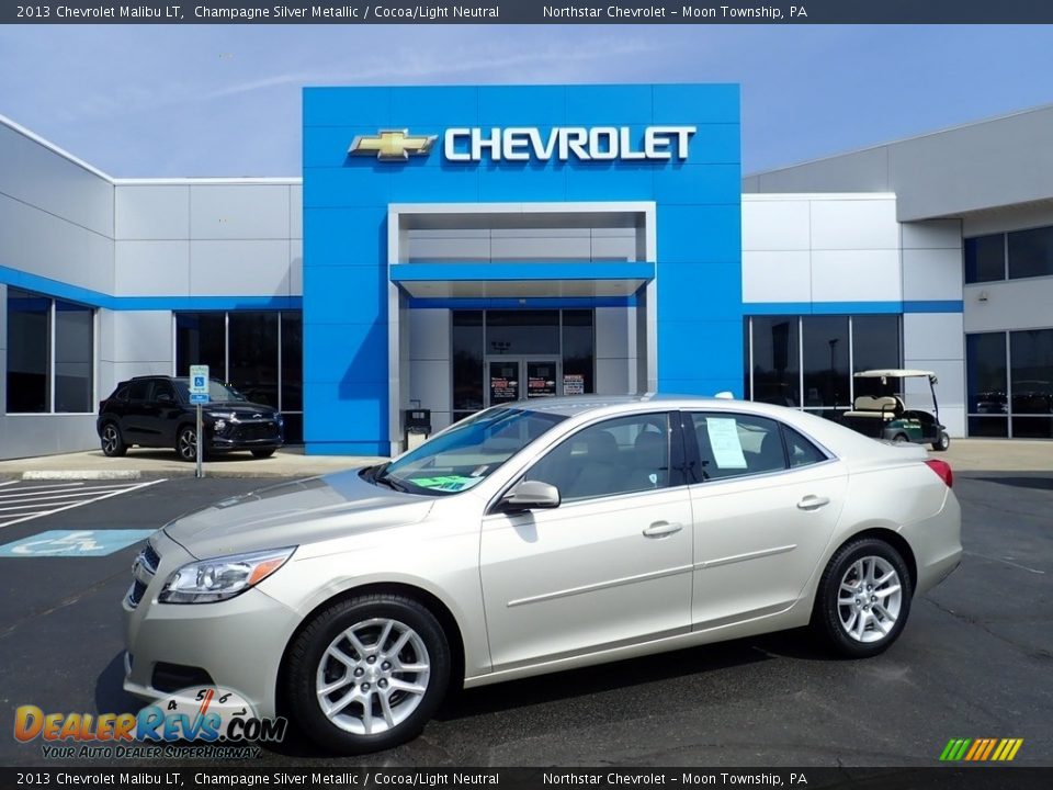 2013 Chevrolet Malibu LT Champagne Silver Metallic / Cocoa/Light Neutral Photo #1