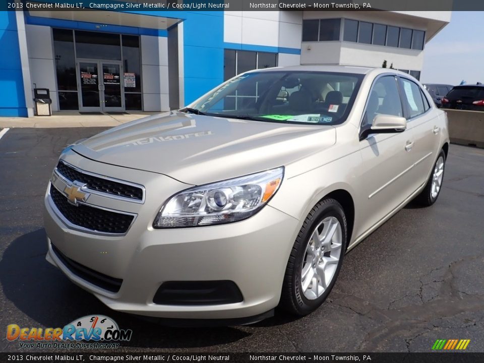 2013 Chevrolet Malibu LT Champagne Silver Metallic / Cocoa/Light Neutral Photo #2