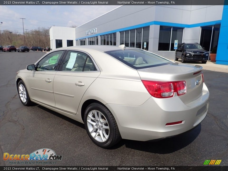 2013 Chevrolet Malibu LT Champagne Silver Metallic / Cocoa/Light Neutral Photo #4