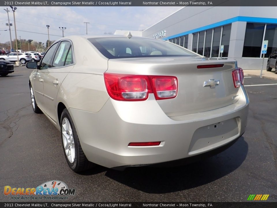 2013 Chevrolet Malibu LT Champagne Silver Metallic / Cocoa/Light Neutral Photo #5