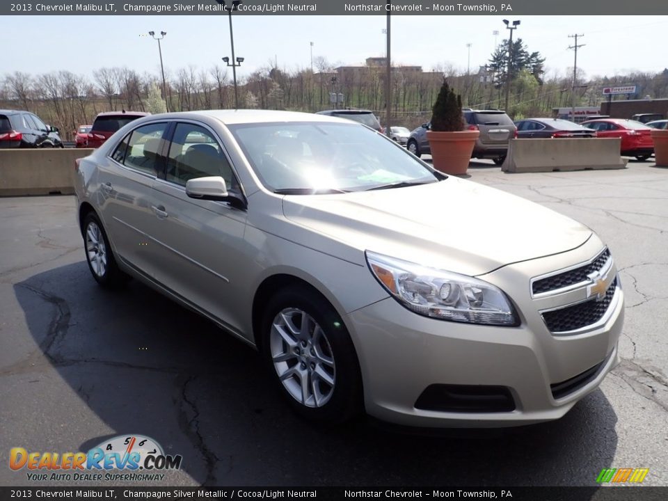 2013 Chevrolet Malibu LT Champagne Silver Metallic / Cocoa/Light Neutral Photo #11