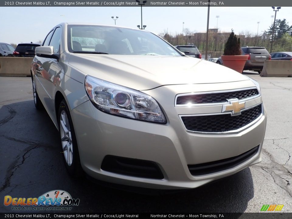 2013 Chevrolet Malibu LT Champagne Silver Metallic / Cocoa/Light Neutral Photo #12