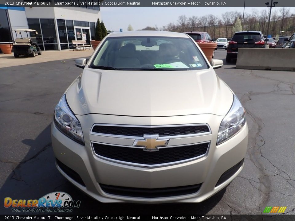 2013 Chevrolet Malibu LT Champagne Silver Metallic / Cocoa/Light Neutral Photo #13