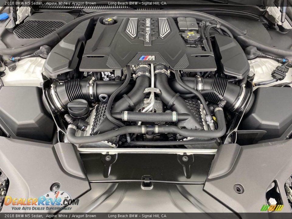 2018 BMW M5 Sedan 4.4 Liter M TwinPower Turbocharged DOHC 32-Valve VVT V8 Engine Photo #12