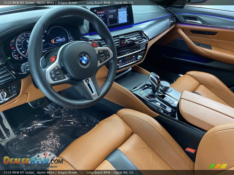 Aragon Brown Interior - 2018 BMW M5 Sedan Photo #16