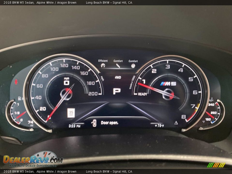 2018 BMW M5 Sedan Gauges Photo #21