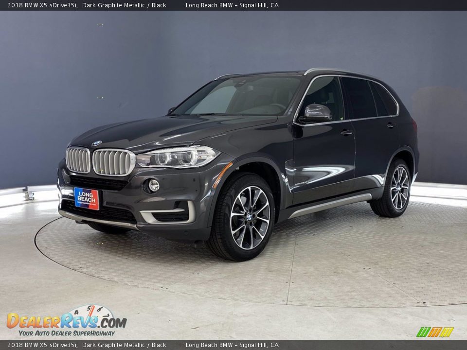 2018 BMW X5 sDrive35i Dark Graphite Metallic / Black Photo #3