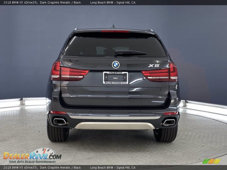 2018 BMW X5 sDrive35i Dark Graphite Metallic / Black Photo #4