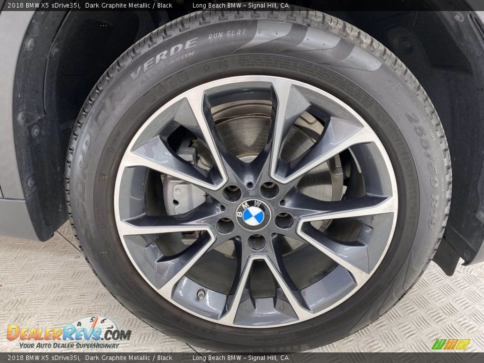 2018 BMW X5 sDrive35i Dark Graphite Metallic / Black Photo #6