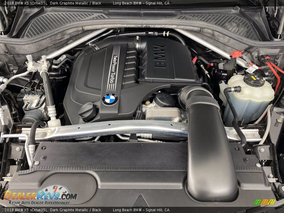 2018 BMW X5 sDrive35i Dark Graphite Metallic / Black Photo #12