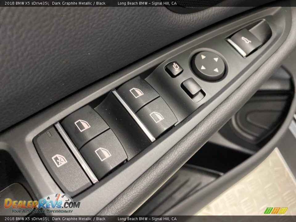 2018 BMW X5 sDrive35i Dark Graphite Metallic / Black Photo #14