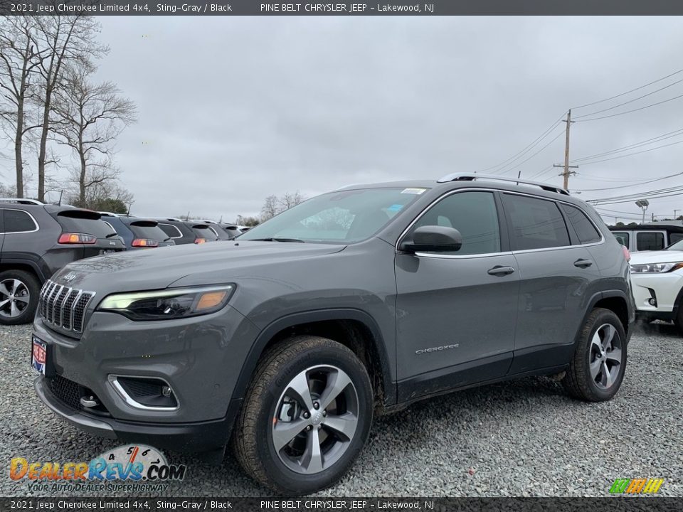 2021 Jeep Cherokee Limited 4x4 Sting-Gray / Black Photo #1