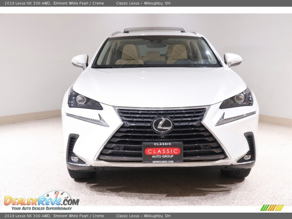 2019 Lexus NX 300 AWD Eminent White Pearl / Creme Photo #2