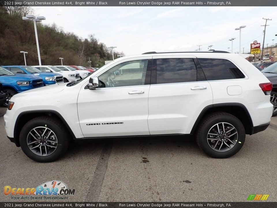2021 Jeep Grand Cherokee Limited 4x4 Bright White / Black Photo #2