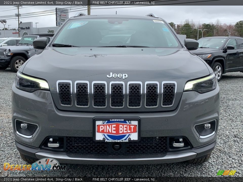 2021 Jeep Cherokee Limited 4x4 Sting-Gray / Black Photo #3