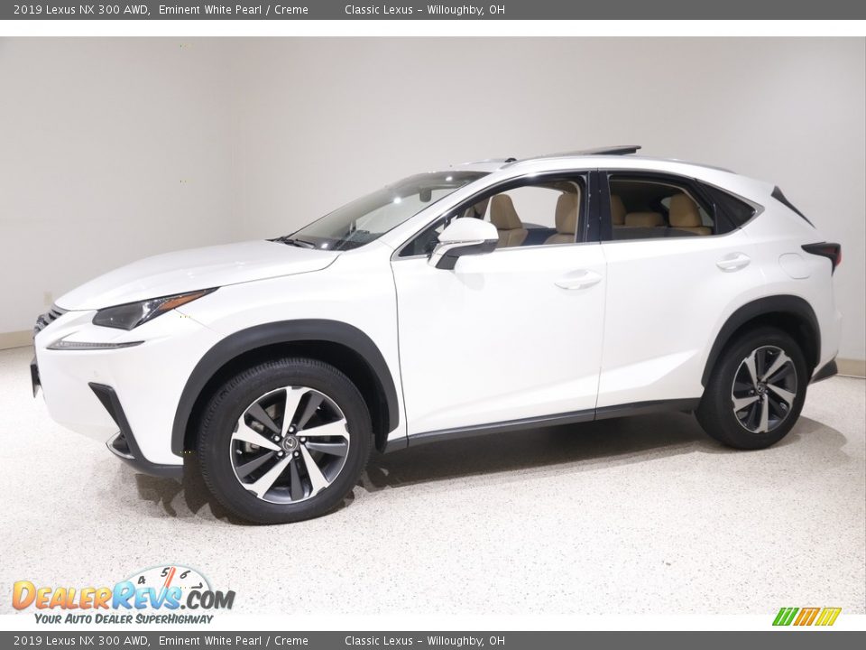 2019 Lexus NX 300 AWD Eminent White Pearl / Creme Photo #3