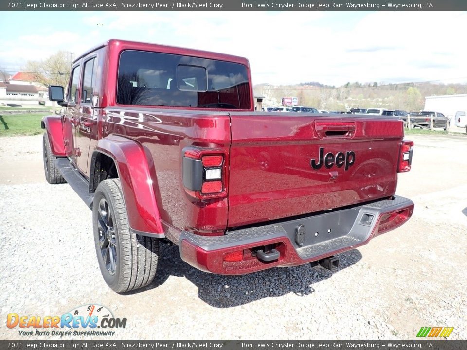 2021 Jeep Gladiator High Altitude 4x4 Snazzberry Pearl / Black/Steel Gray Photo #3
