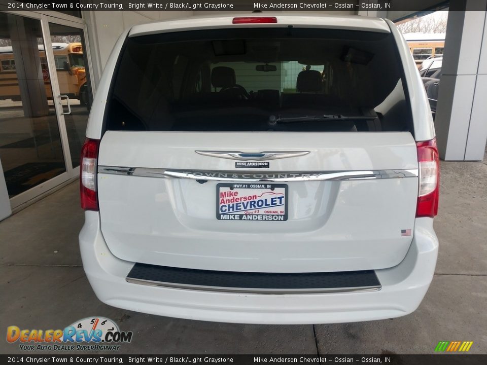 2014 Chrysler Town & Country Touring Bright White / Black/Light Graystone Photo #5