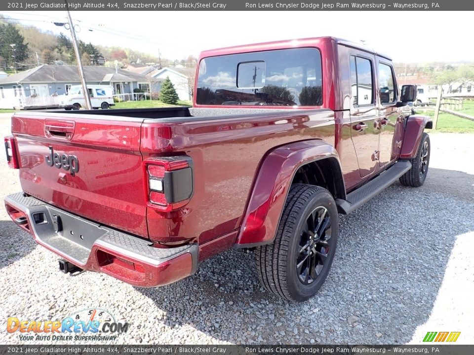 2021 Jeep Gladiator High Altitude 4x4 Snazzberry Pearl / Black/Steel Gray Photo #5