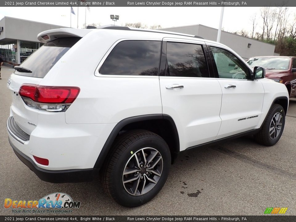 2021 Jeep Grand Cherokee Limited 4x4 Bright White / Black Photo #6