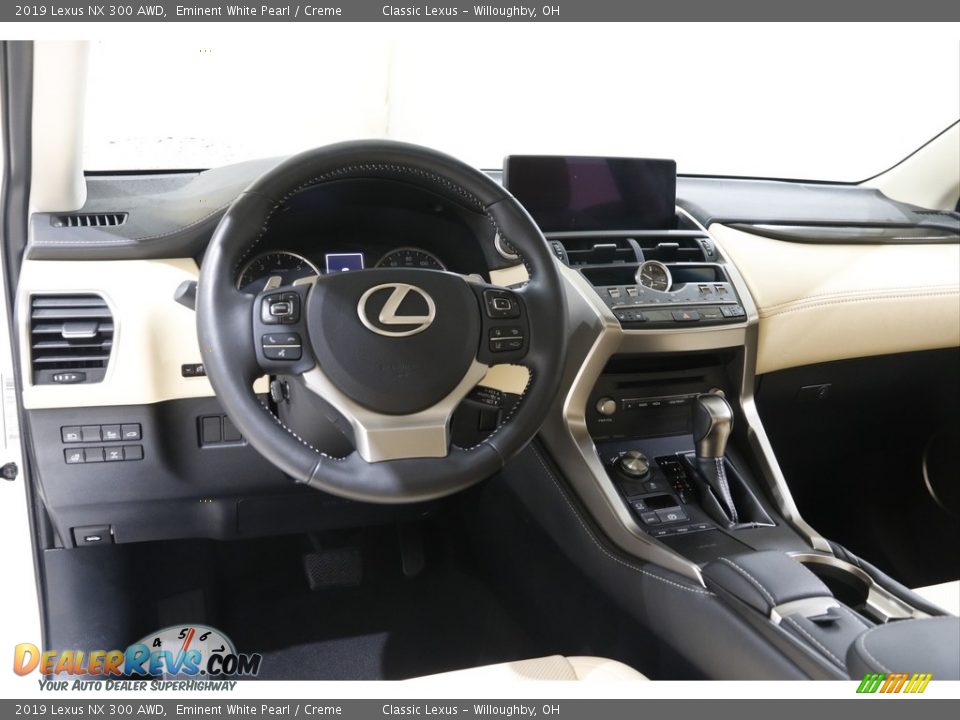 2019 Lexus NX 300 AWD Eminent White Pearl / Creme Photo #6