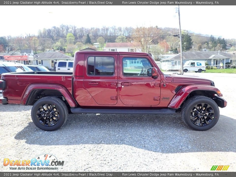 2021 Jeep Gladiator High Altitude 4x4 Snazzberry Pearl / Black/Steel Gray Photo #6