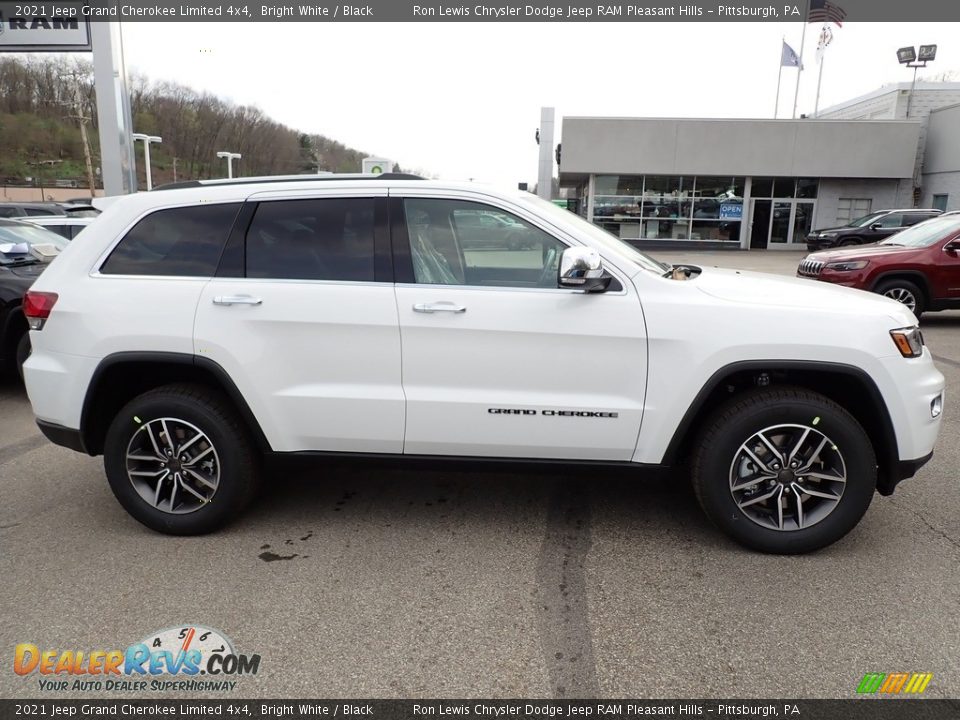 2021 Jeep Grand Cherokee Limited 4x4 Bright White / Black Photo #7