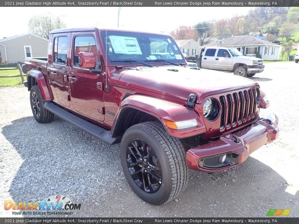 2021 Jeep Gladiator High Altitude 4x4 Snazzberry Pearl / Black/Steel Gray Photo #7
