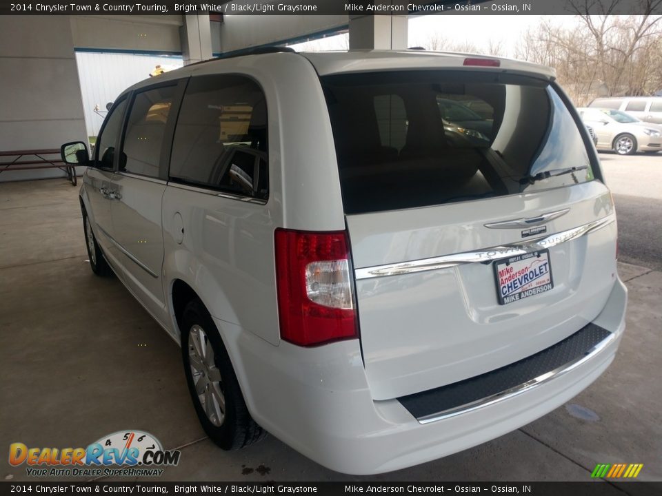 2014 Chrysler Town & Country Touring Bright White / Black/Light Graystone Photo #8