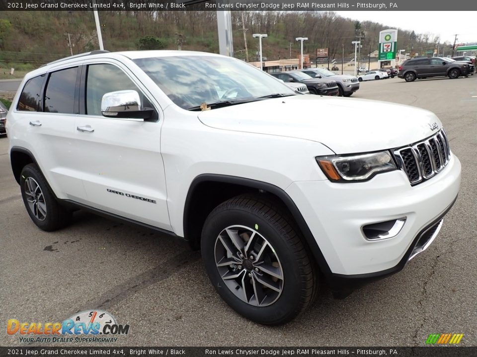 2021 Jeep Grand Cherokee Limited 4x4 Bright White / Black Photo #8