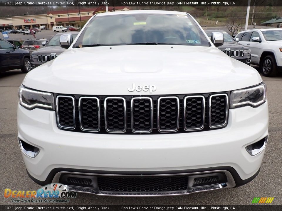 2021 Jeep Grand Cherokee Limited 4x4 Bright White / Black Photo #9