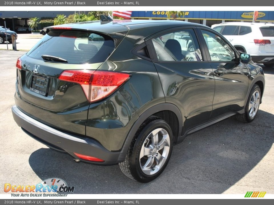 2018 Honda HR-V LX Misty Green Pearl / Black Photo #9