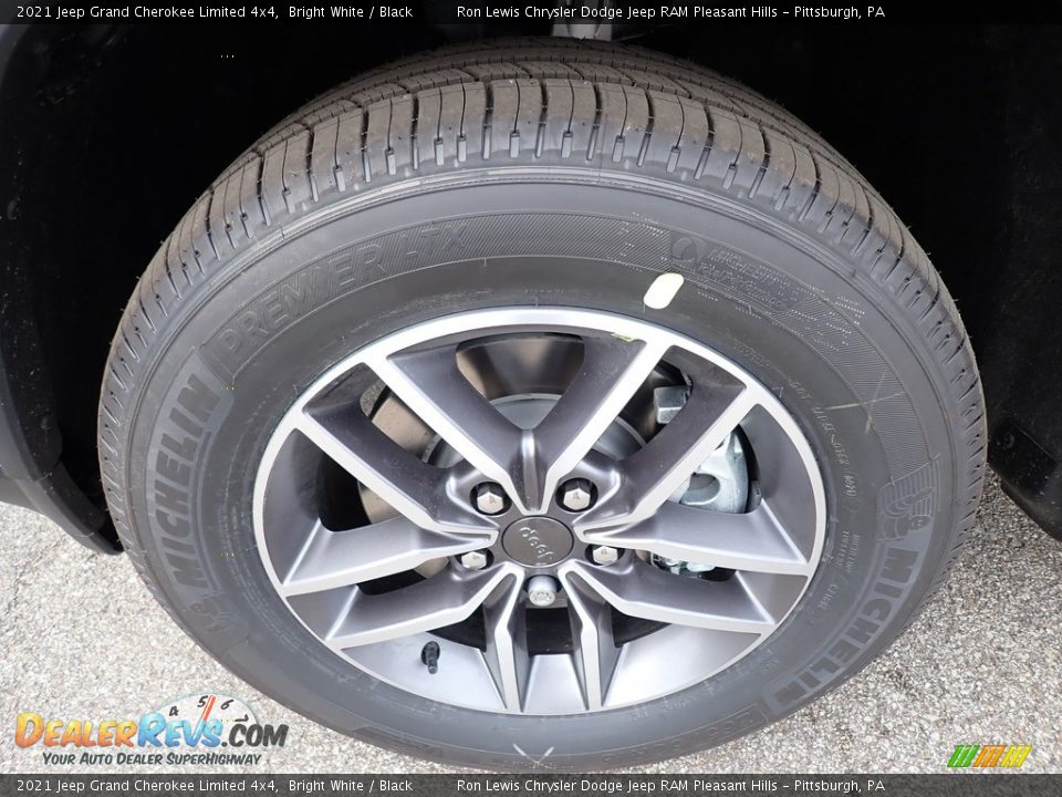 2021 Jeep Grand Cherokee Limited 4x4 Bright White / Black Photo #10
