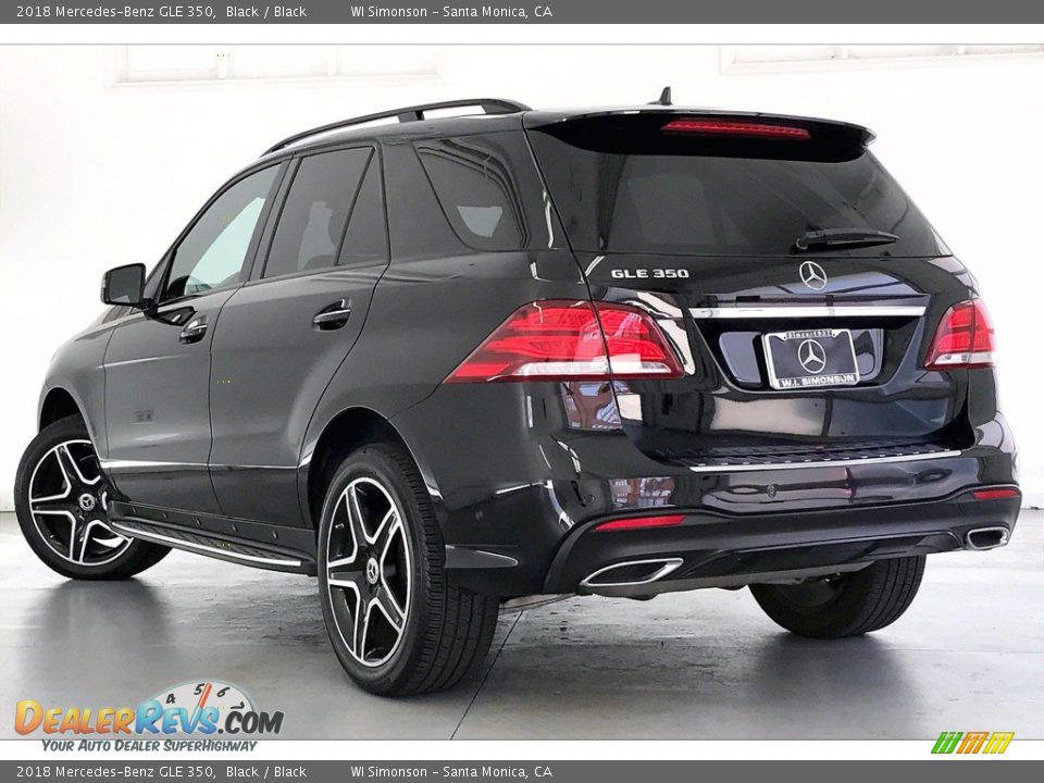 2018 Mercedes-Benz GLE 350 Black / Black Photo #10