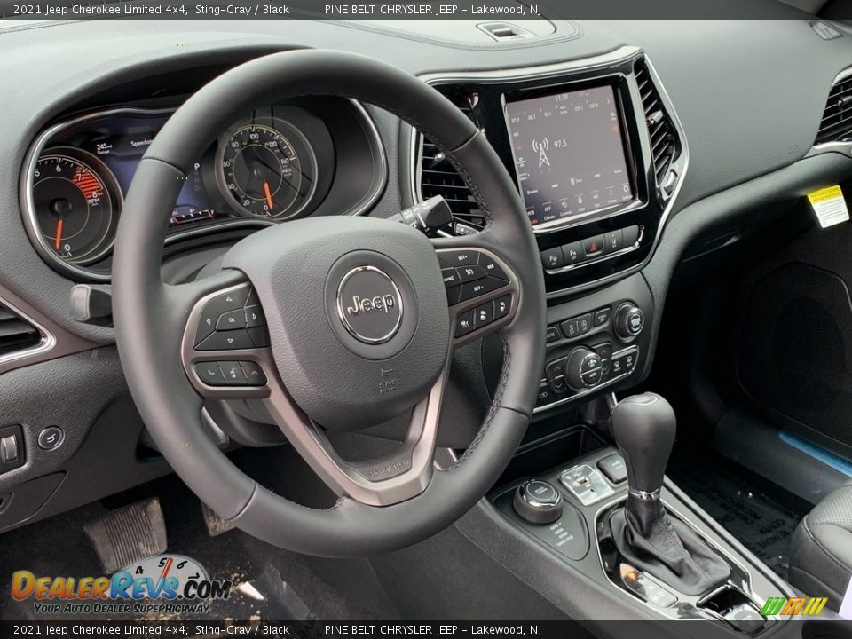 2021 Jeep Cherokee Limited 4x4 Sting-Gray / Black Photo #12