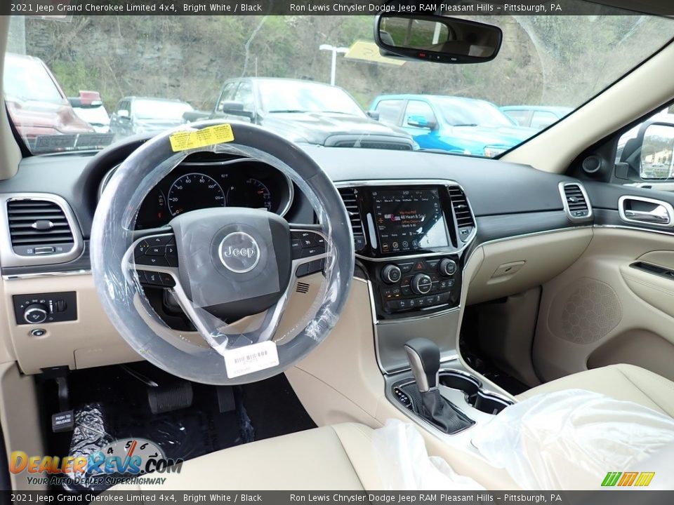 2021 Jeep Grand Cherokee Limited 4x4 Bright White / Black Photo #13
