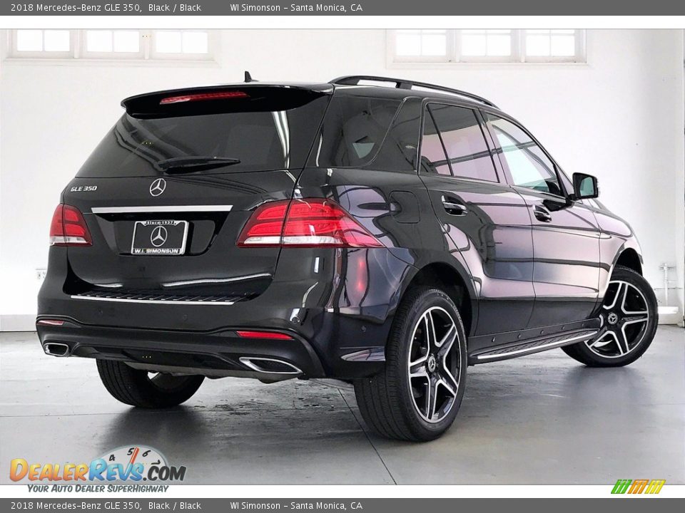 2018 Mercedes-Benz GLE 350 Black / Black Photo #13