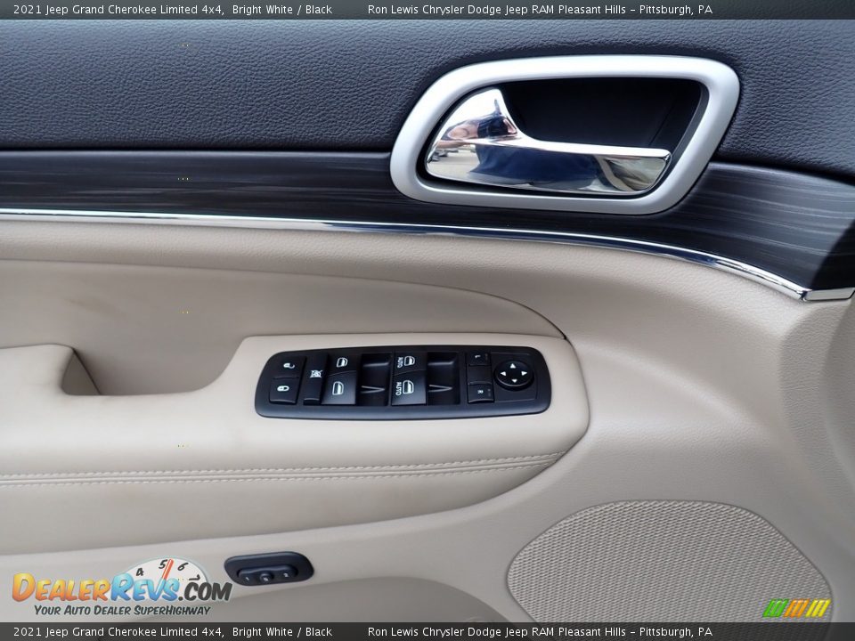 2021 Jeep Grand Cherokee Limited 4x4 Bright White / Black Photo #14