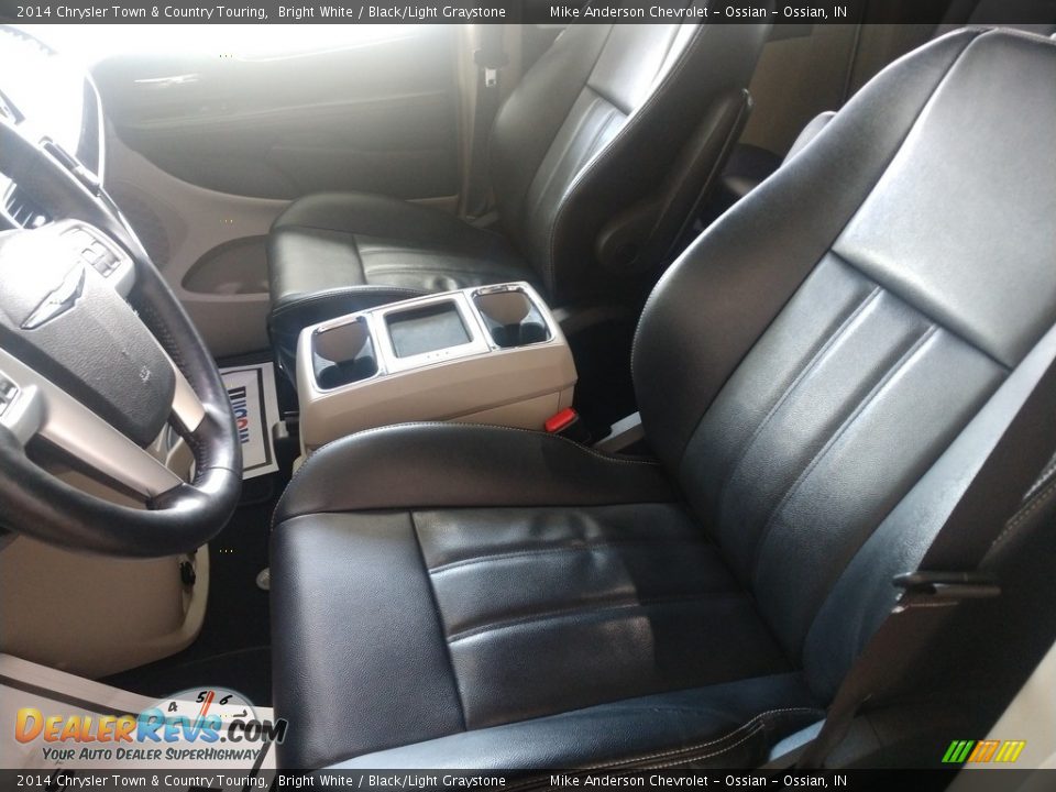 2014 Chrysler Town & Country Touring Bright White / Black/Light Graystone Photo #16