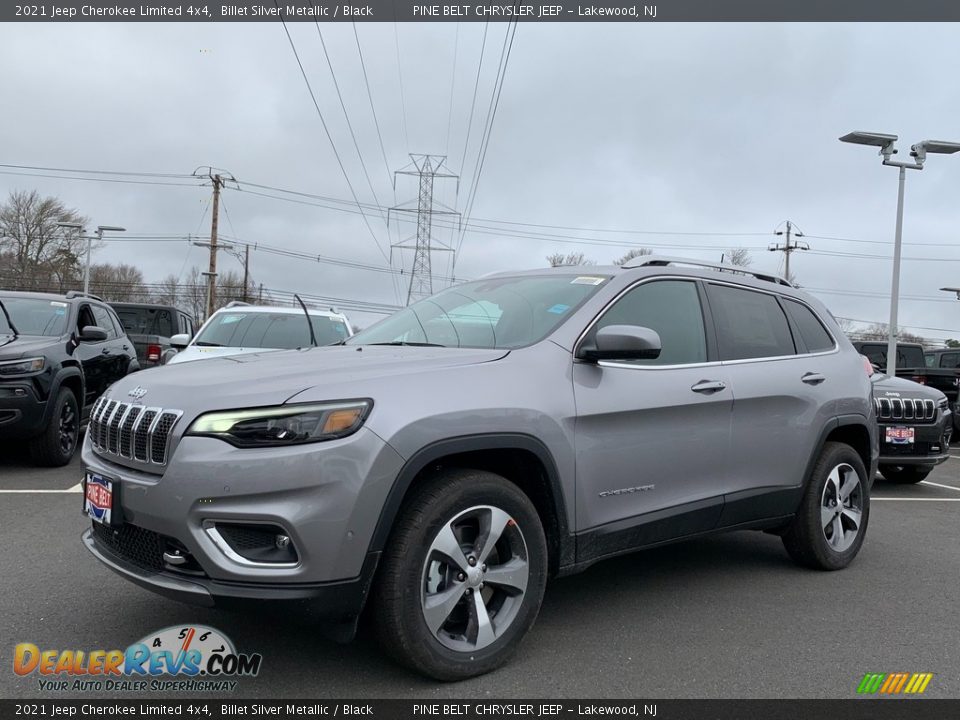 2021 Jeep Cherokee Limited 4x4 Billet Silver Metallic / Black Photo #1